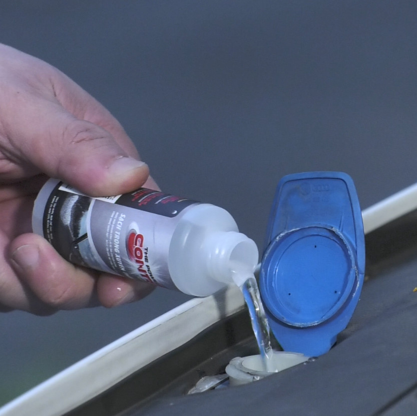 Cách sử dụng nước rửa kính nhanh The Power Contra – Windscreen Cleaner